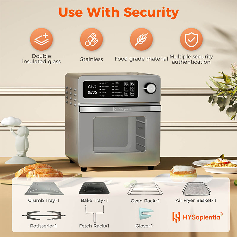 Cooking Convenience Redefined: Exploring the HYSapientia Air Fryer Ovens 15L